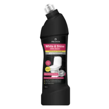 Средство чистящее Pro-Brite White & Shine toilet cleaner Лимонная свежесть, 750 мл, для сантехники