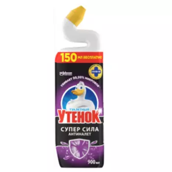 Средство чистящее Туалетный утенок Антиналет для туалета, 900 мл