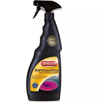 Средство чистящее Unicum для стеклокерамики, жироудалитель, 500 мл