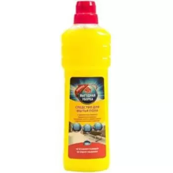 Средство для мытья полов Выгодная уборка Лимон, 1000 мл