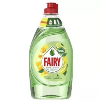 средство для мытья посуды FAIRY Pure&Clean Бергамот и Имбирь