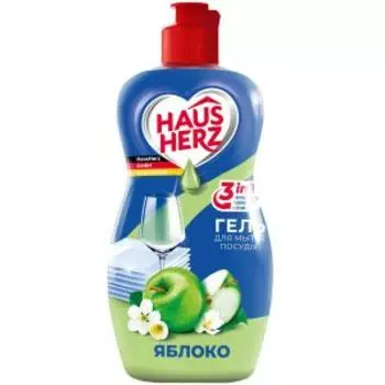 Средство для мытья посуды Haus Herz Яблоко, 450 мл