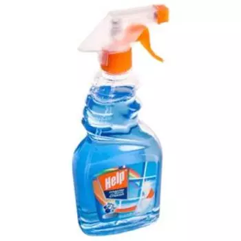Средство для мытья стекол Help, озон, с распылителем, 750 мл