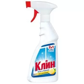 Средство для мытья стекол Клин, лимон, 500 мл