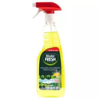 Средство для мытья стекол Master Fresh c ароматом лимона, 500 мл
