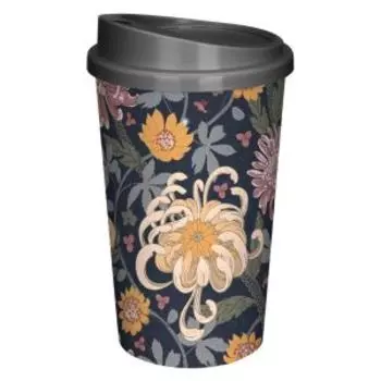 стакан д/горячих напитков Хризантемы 400 мл, пластик