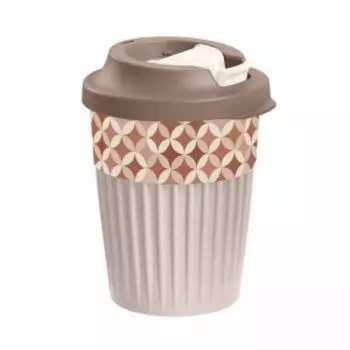 Стакан для горячих напитков с крышкой Phibo, 350 мл, пластик