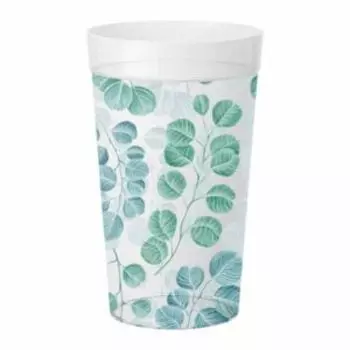 Стакан прозрачный Picnic с декором, 380 мл, пластик
