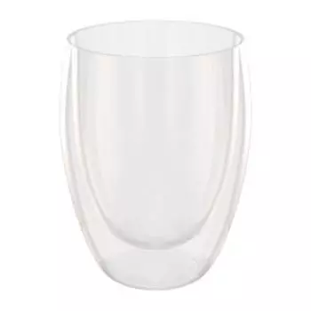 стакан с двойными стенками QWERTY Puro 350мл, стекло