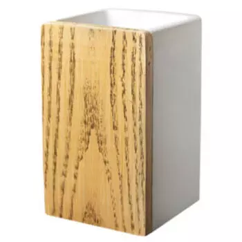 Стакан Woody White, полирезин