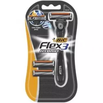 Станок бритвенный Bic Flex 3 Hybrid, 2 кассеты