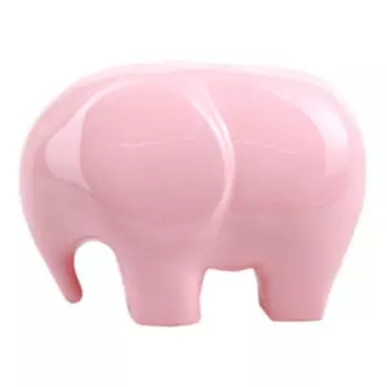 Статуэтка Слон, 14х7х10 см, розовый