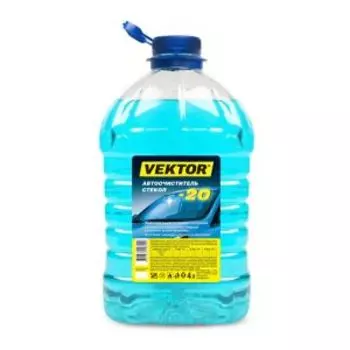 Стеклоочиститель зимний VEKTOR, -20°С, 4л