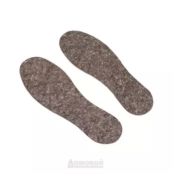 Стельки для обуви зимние Домовой, войлок с подложкой