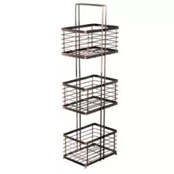 Стеллаж прямой 3-ярусный, антик