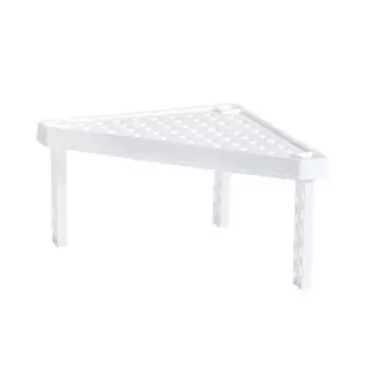 Стойка Idea Хаку, 26х26х15 см, белый пластик, треугольная