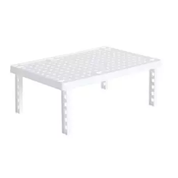 Стойка Idea Хаку, 39х26х15 см, белый пластик, прямоугольная