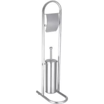 Стойка напольная B0812 с держателем для туалетной бумаги и ершиком
