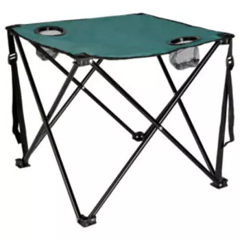 Стол складной туристический мягкий, с подстаканником, 48х48х42 см, оксфорд