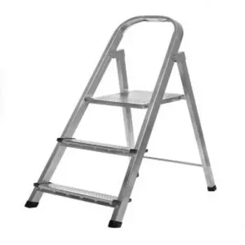 Стремянка 3-х ступенчатая Планета, оцинкованная, стальная
