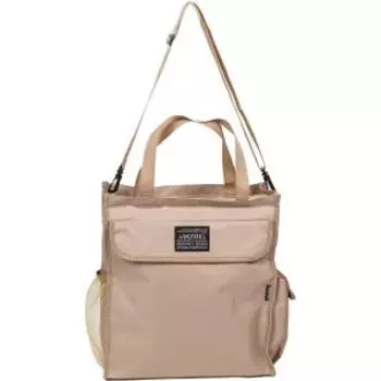 Сумка de VENTE Beige A4+, 31x36x12 см, текстиль