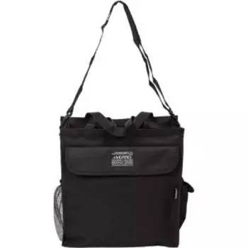 Сумка de VENTE Black, A4+, 31x36x12 см, черная