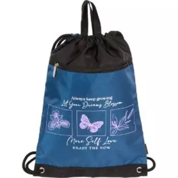 Сумка для сменной обуви и спортивных секций deVENTE Fashion, 33x46 см, плотный износостойкий полиэстер с водоотталкивающей пропиткой