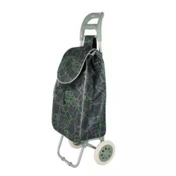 Сумка-тележка, 34х20х54 см, 37 л, геометрия, синий