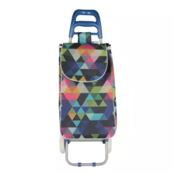 Сумка-тележка, 34х20х54 см, 37 л, ромбы, разноцветная