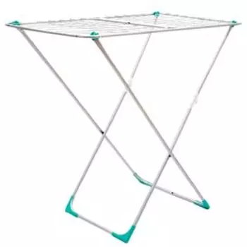 Сушилка для белья напольная Домовой, 20 м, 180х55х105 см, с пластиковыми накладками