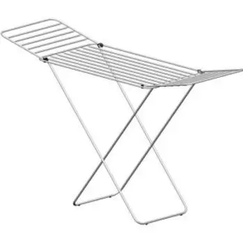 Сушилка для белья напольная Nordwall Sigma Maxi с крыльями, 18 м, 181х53х104 см, металлическая, серый