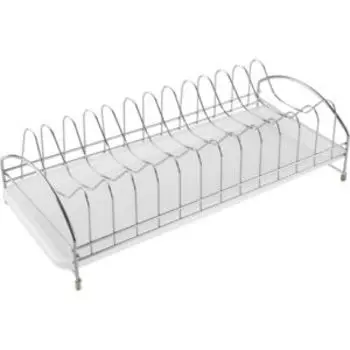 Сушилка для посуды с поддоном, 43 х 18 х 11 см, металл/ пластик