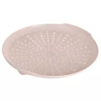 Сушилка-поддон универсальная круглая Phibo, бежевый флэк, 270 х 265 х 34 мм