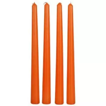 Свеча Античная, 4 шт, НТС, подвес, оранжевая