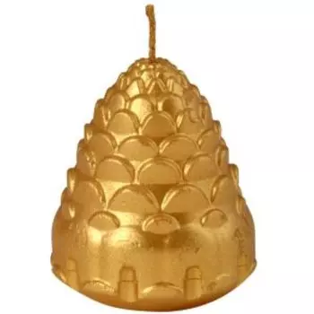 Свеча декоративная Еловая шишка, 5.5х5.5х7 см, в ассортименте