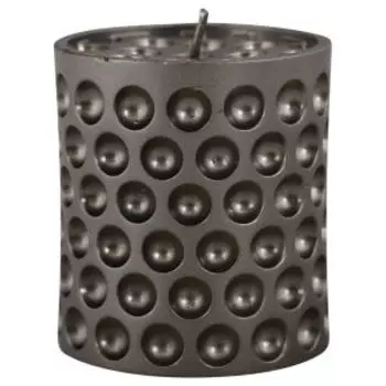 Свеча декоративная Горошек, 5.5х5.5х6.5 см, в ассортименте