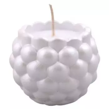 Свеча декоративная с подсвечником Бабл, 8х8х6.5 см