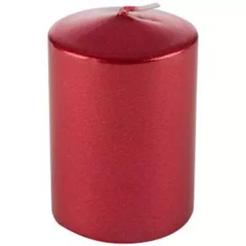 Свеча Glow, 56х80 мм, красная
