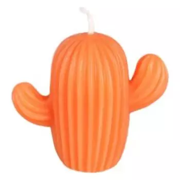 Свеча интерьерная Кактус, 5 см, персик