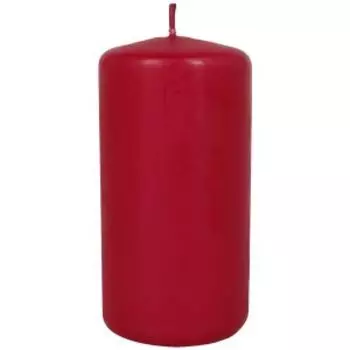 Свеча интерьерная Lumi, 5х10 см, бочонок, бордо