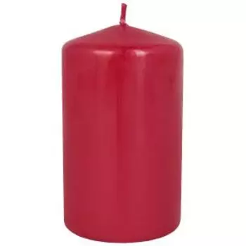 Свеча интерьерная Lumi, 7х12 см, бочонок, бордо
