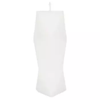 Свеча интерьерная Многогранник, 5х13 см, квадрат, парафин, белый