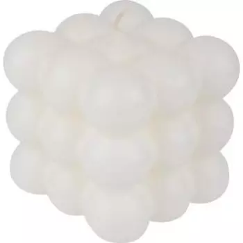 Свеча интерьерная Волшебная страна Неокуб, 6х6 см, парафин, белый