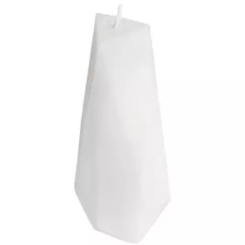 Свеча Кристалл, 50х130 мм, белая