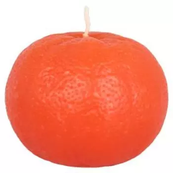 Свеча Мандарин с запахом, 55 мм, упаковка