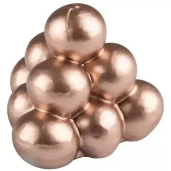 Свеча Пирамида, нежно-розовая