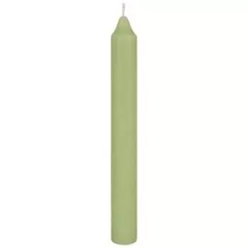 Свеча столовая Зеленый чай, 17.8 см