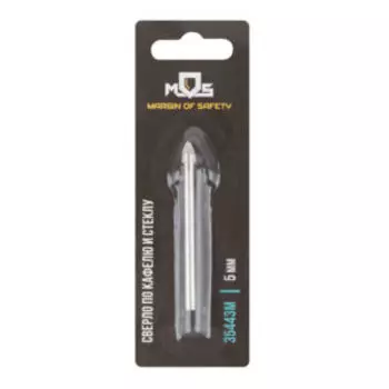 Сверло по кафелю и стеклу, 5 мм