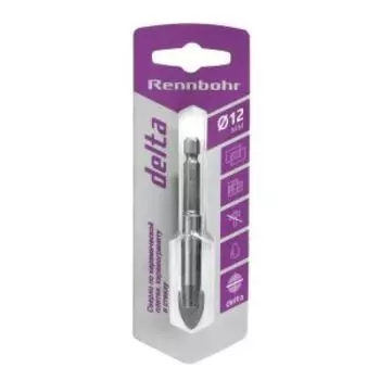 Сверло по керамике Rennbohr Delta, 12 мм