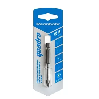 Сверло по керамике Rennbohr Quadro, 6 мм